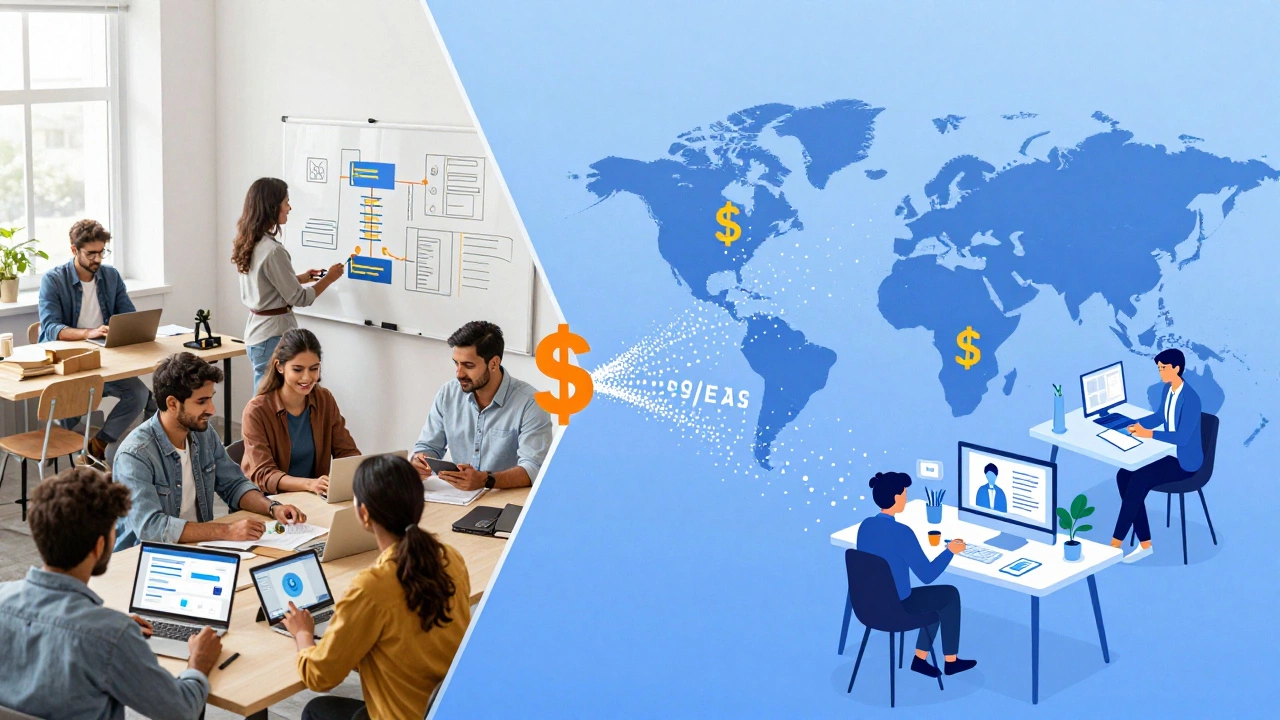 Digital connection between Indian developers and global clients for SaaS growth