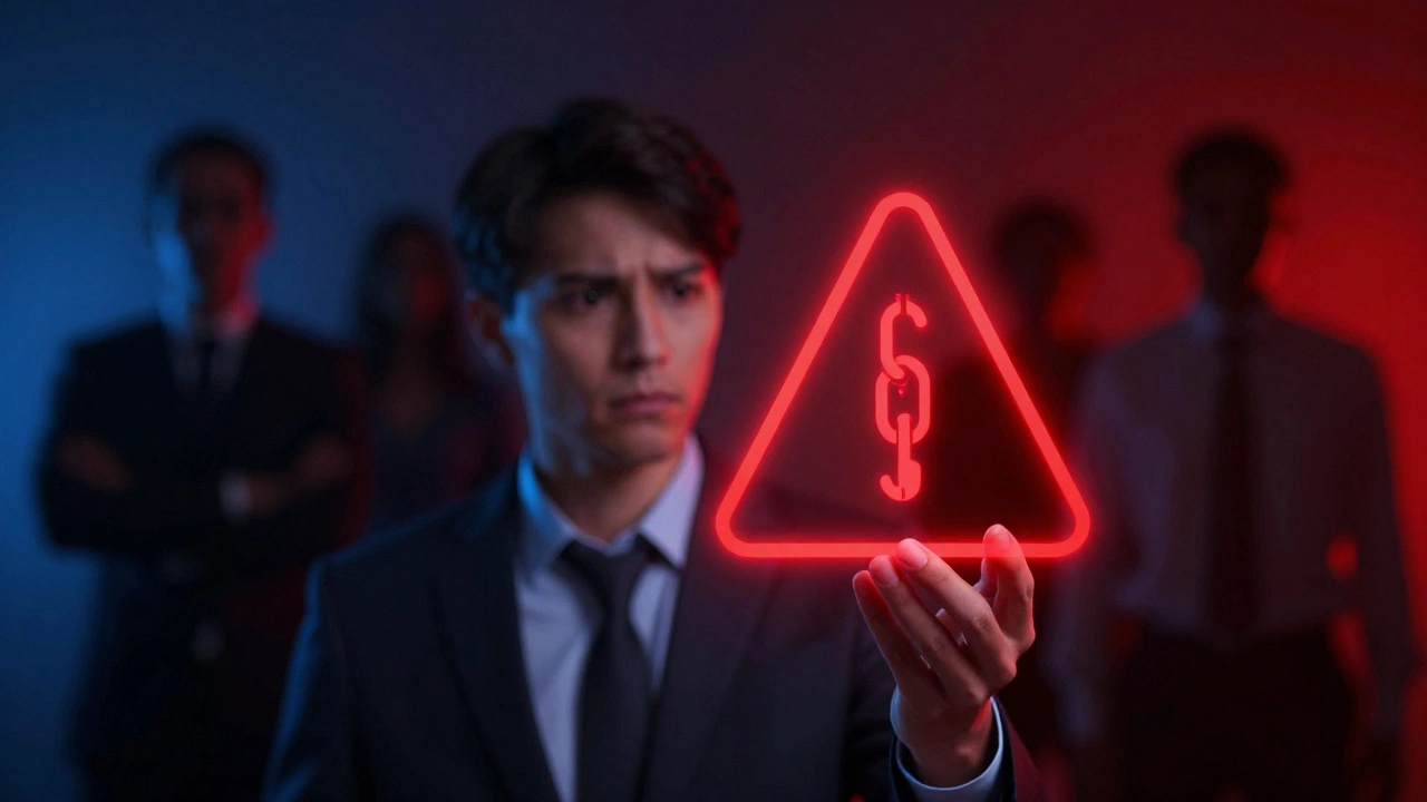 Abstract representation of GST penalties and compliance risks